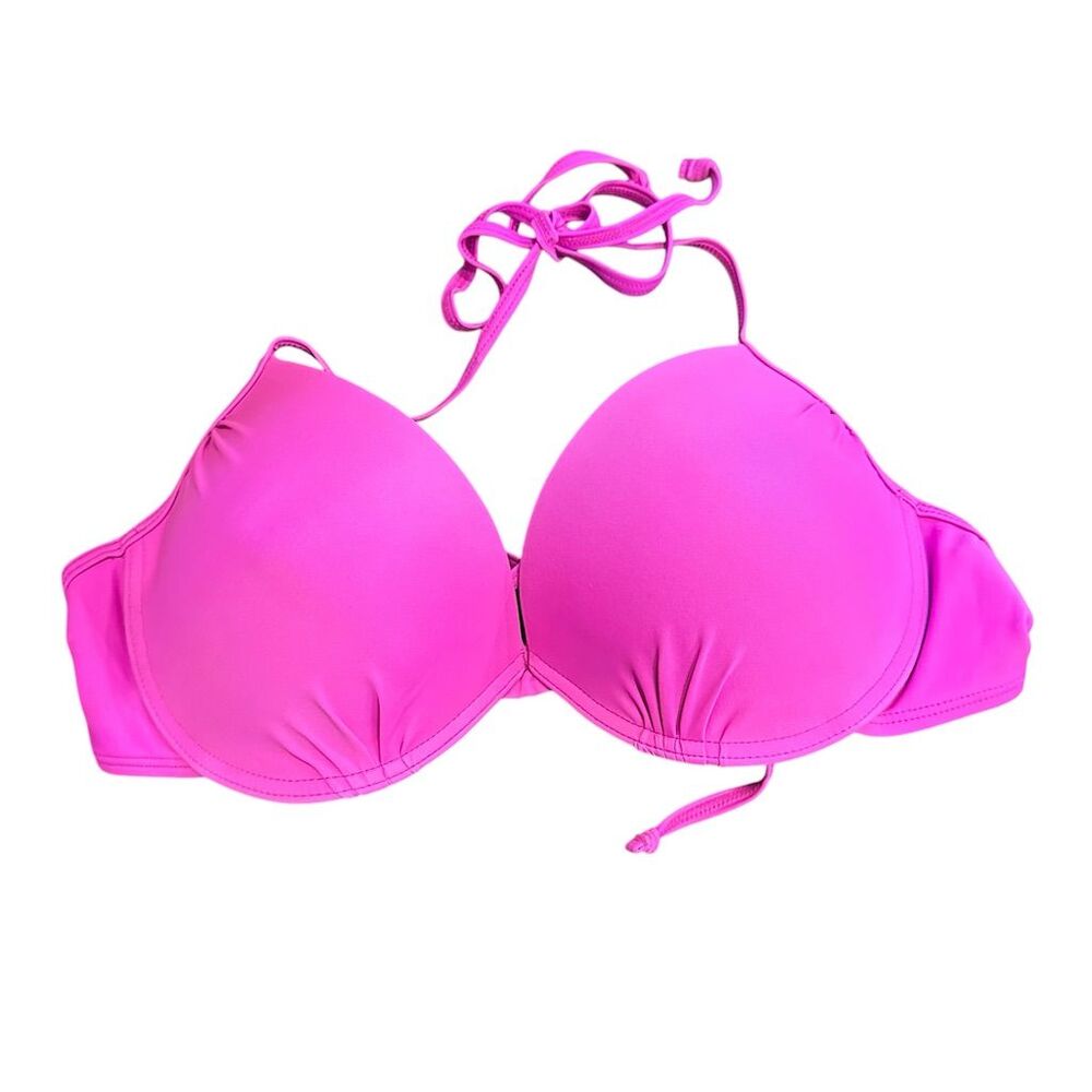 Joe Boxer Women's Pink Push-Up Bikini Top‎ XL